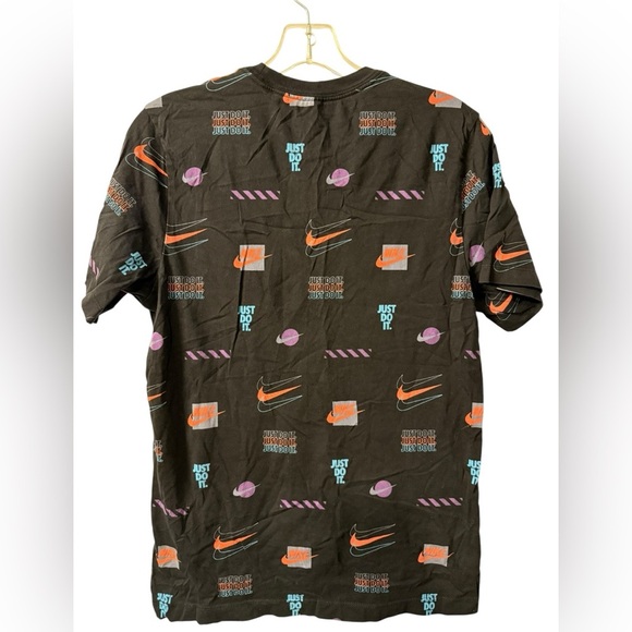 Mens Nike Just Do It AOP Black t shirt Size small EUC - Picture 6 of 7